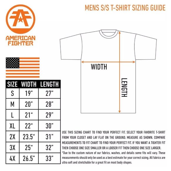 AMERICAN FIGHTER Men's T-Shirt S/S ALEXANDER TEE - Picture 4 of 12